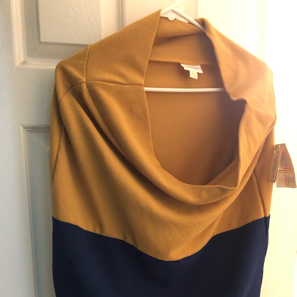 Lularoe Cassie color block skirt